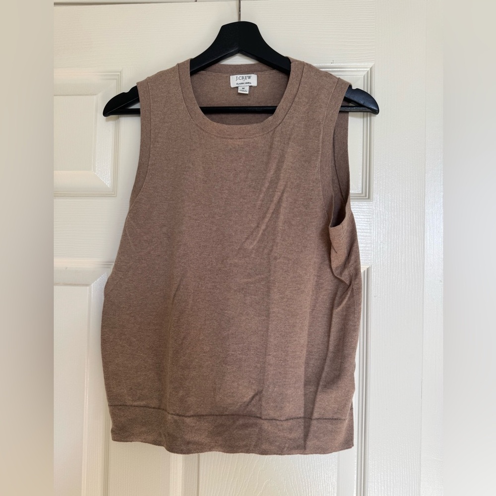 J. Crew Women's Tan Vest
